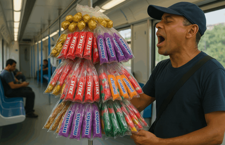 O flow dos camelôs nos trens: paralelos com o Funk e o Rap